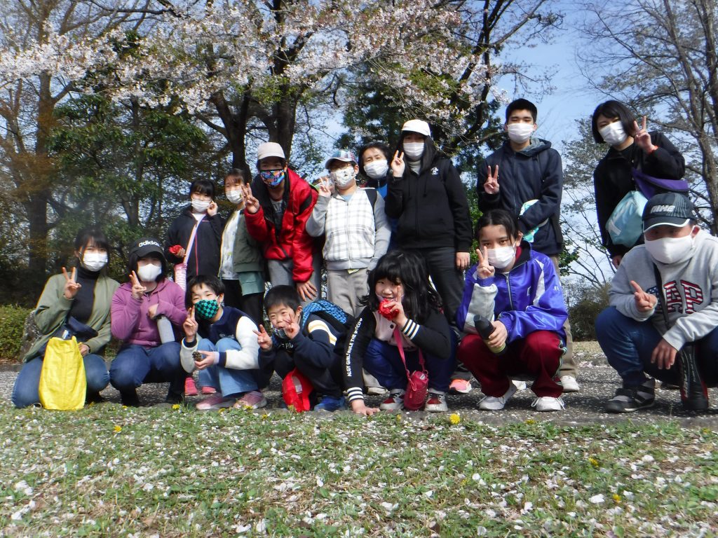 桜山公園ハイキング　さくら満開！！ハイキング日和です。