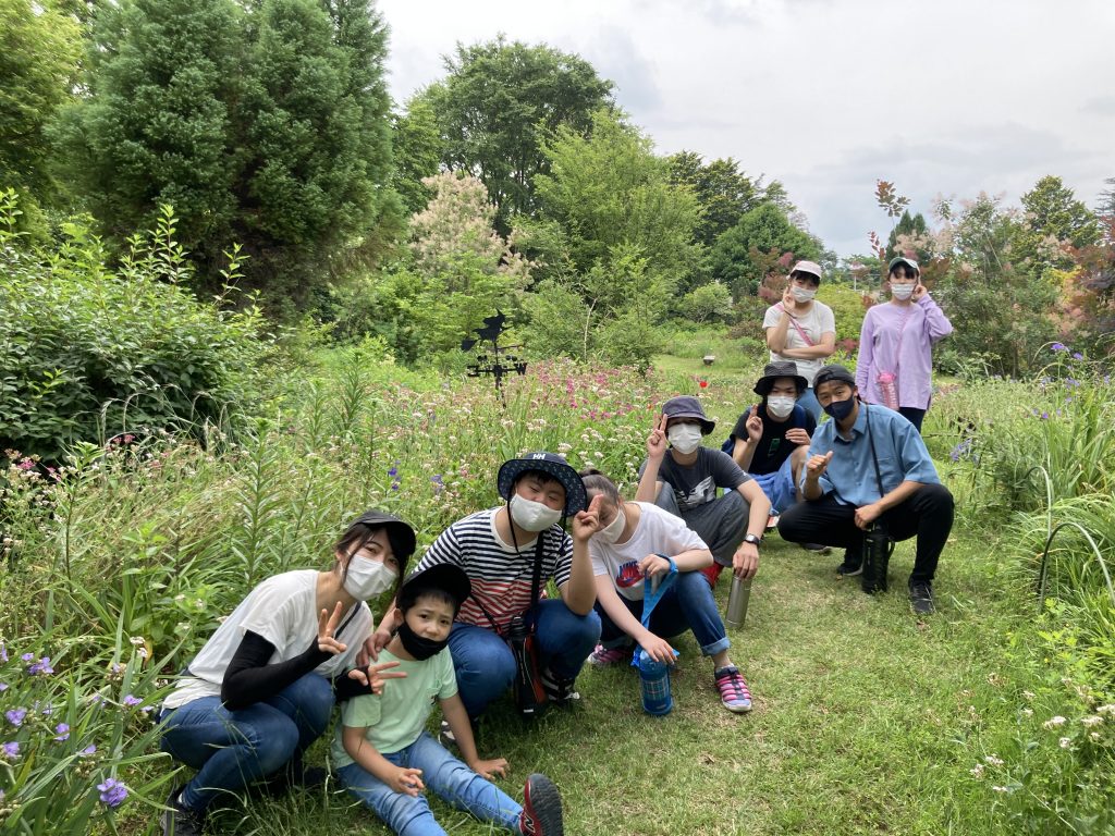 緑の王国　午前の友達だけで、緑の王国にやって来ました。