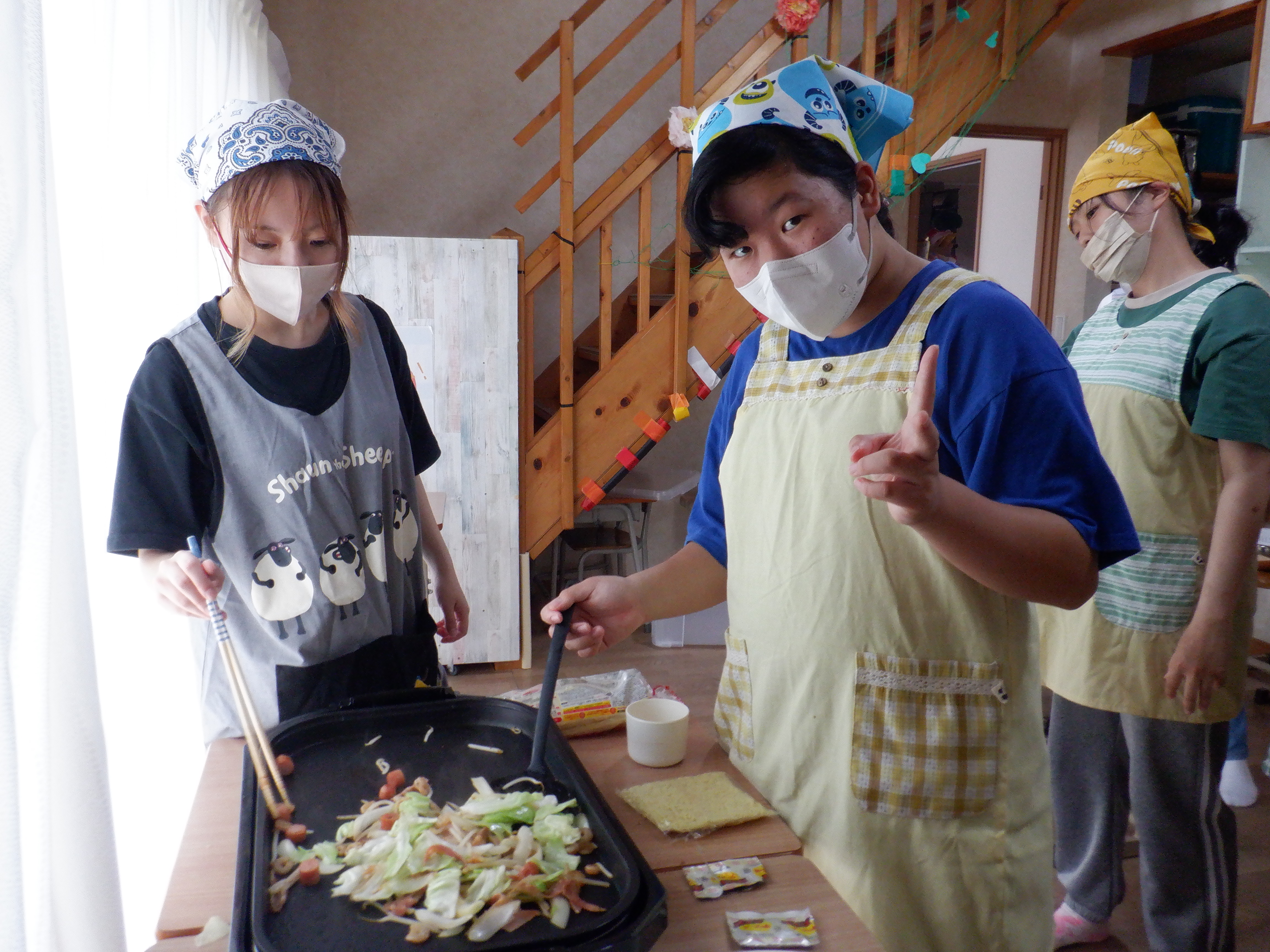 夏の思い出　焼きそば、作ってみました。美味しかったです！！