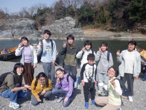長瀞ライン下り　高３生のリクエストで久しぶりの長瀞ライン下りに来ました。
