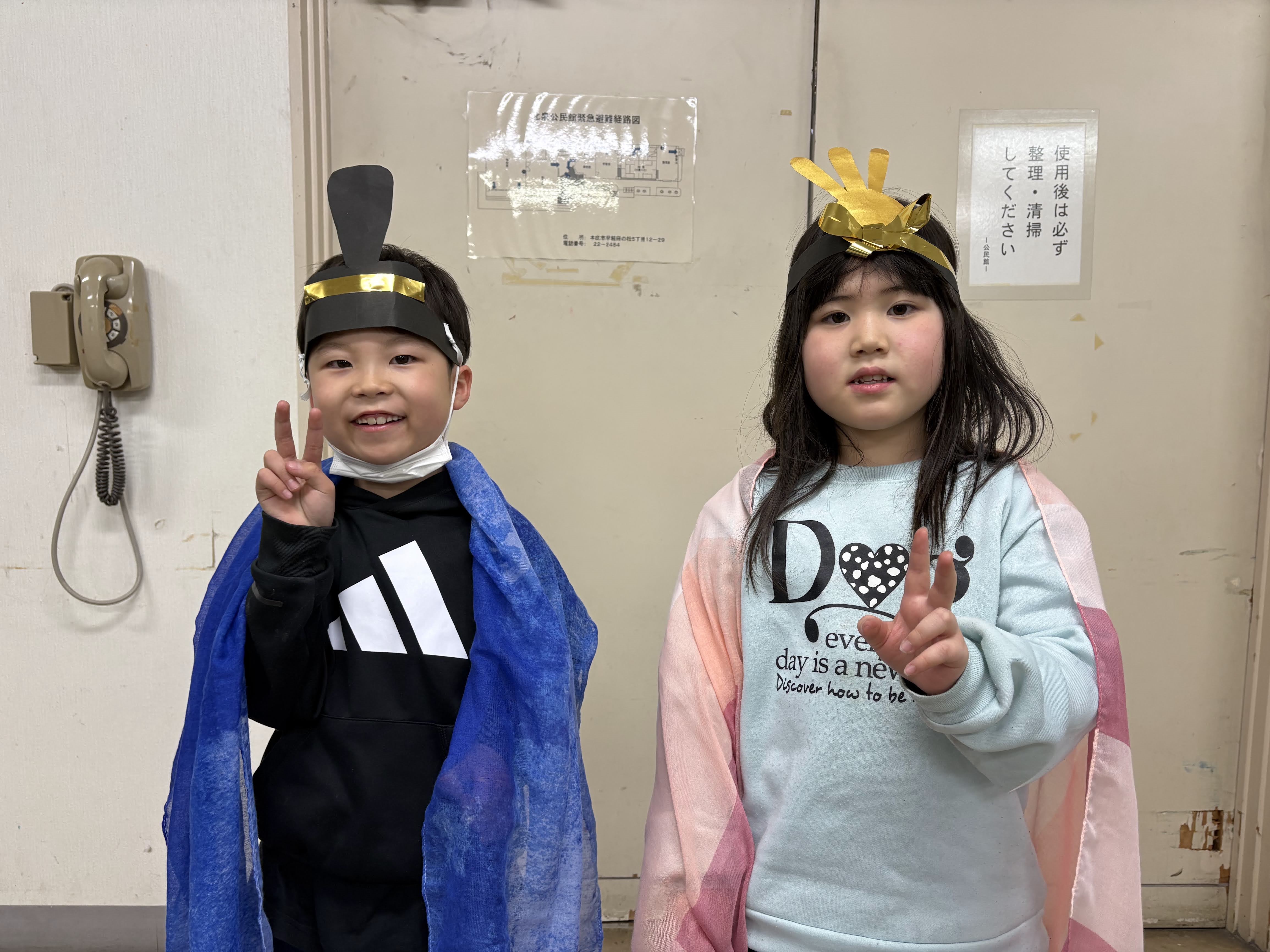 雛祭り　おだいりさま　と　おひなさま　お似合いです。